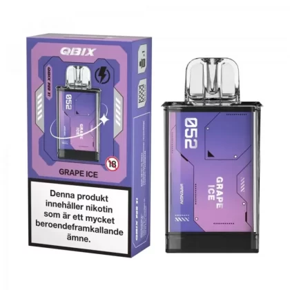 QBIX Grape Ice 14mg – Pod