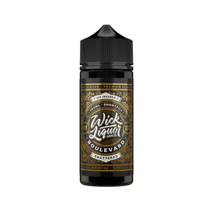 Wick Liquor 100ml E-Liquid Shortfill Boulevard Shattered - Nicotine Strength#0mg