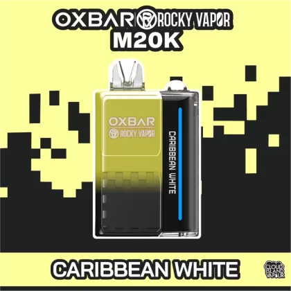 Rocky Vapor Oxbar M20K Disposable Vape – Caribbean White