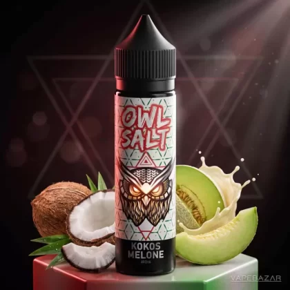 OWL Salt Longfill Kokos Melone Aroma 10ml in 60ml - 0 mg/ml / 10 ml / 60 ml