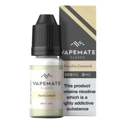 Vanilla Custard E-Liquid by Vapemate (10ml) - Vape Product, Vape Product