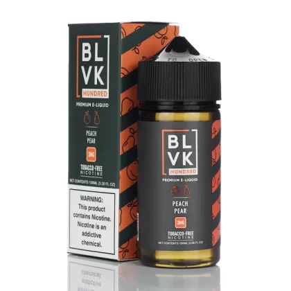 BLVK Hundred E-liquid - Peach Pear - 100ml - 3mg