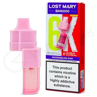 Watermelon Kiwi Lost Mary BM6000 Refill Pack - Ecigpremium