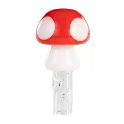 POTV x Empire Glass Red & White Mushroom - Planetofthevapes