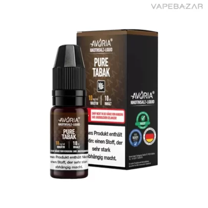 Avoria Nikotinsalz Liquid – Pure Tabak - Vapebazar