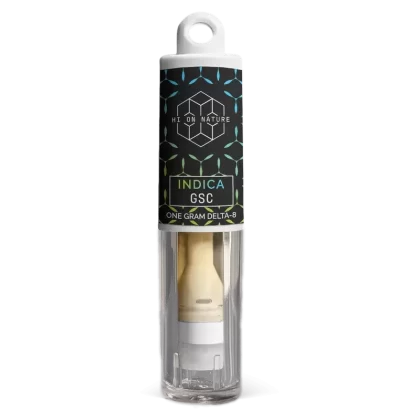 Hi On Nature 1g DELTA 8 INDICA VAPE CARTRIDGE – GSC - Ejuicewarehouse