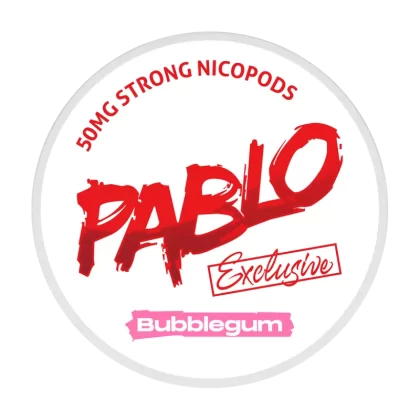 Bubblegum Pablo Nicotine Pouches - 50mg - Vape Product (CCCE76)