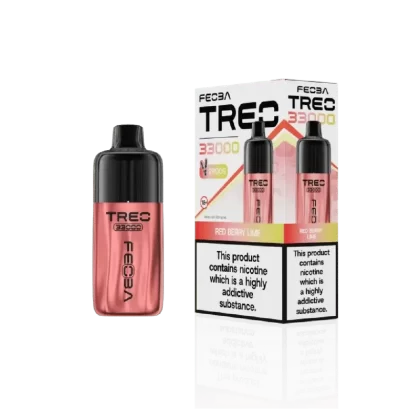 Feoba Treo 33000 Prefilled Pod Kit Red Berry Lime - Nicotine Strength#20mg