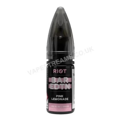Riot BAR EDTN Pink Lemonade Nic Salt E-Liquid - Vapestreams Co