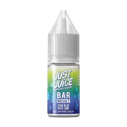 Sour Blue Razz Lime Nic Salt by Just Juice Bar - 20mg - Vape Product (CB3652)