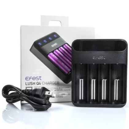 Efest Lush Q4 Battery Charger - Vapecraftinc