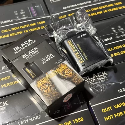 Black Elite v2 25k prefilled pod - Trouble Purple - grapes