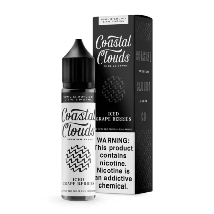 Coastal Clouds Iced Grape Berries 60ml - Vape Product, Vape Product