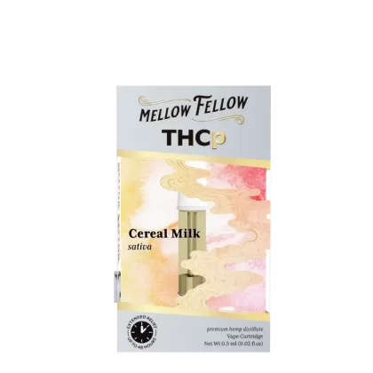 Mellow Fellow THCp 0.5ml Vape Cartridge – Cereal Milk (sativa)
