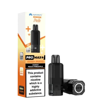 Hayati Pro Max Plus 6000 Prefilled Pod Mango Peach Pineapple