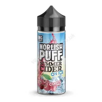Cherry Summer Cider On Ice E-Liquid Shortfill by Moreish Puff - Vapestreams Co