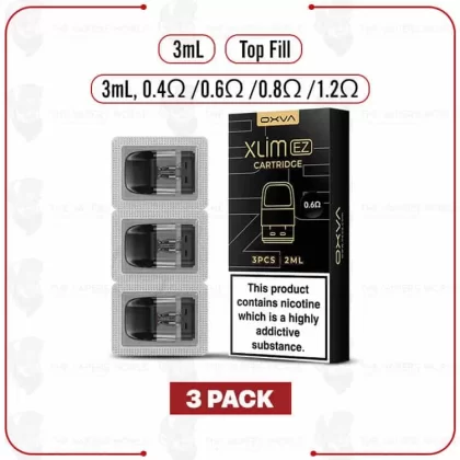 OXVA XLIM EZ Replacement Pod Cartridge – 3PK - Thevapersworld