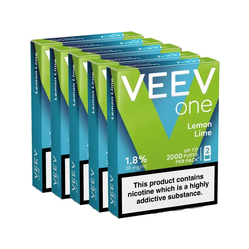 VEEV ONE Lemon Lime Pod Bundle (5 Packs) - Ejuicewarehouse