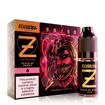 Death by Bunny By Zeus Juice 10ml 50/50 - Nicotine Strength#6mg>12mg