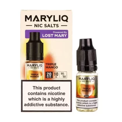 MaryLiq Triple Mango 10mg & 20mg Nic Salt 10ml Liquid (10 pk)
