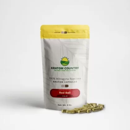 Kratom Country Red Bali Kratom Capsules