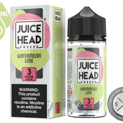 Watermelon Lime Juice Head Freeze 100ml - Vape Product, Vape Product