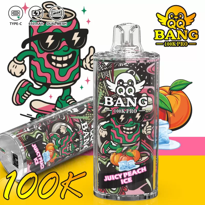 QQ BANG 100K Pro | 100000 puffs, dual mesh, 650mAh Type-C, 12 tastes, bulk disposable vape - Image 3