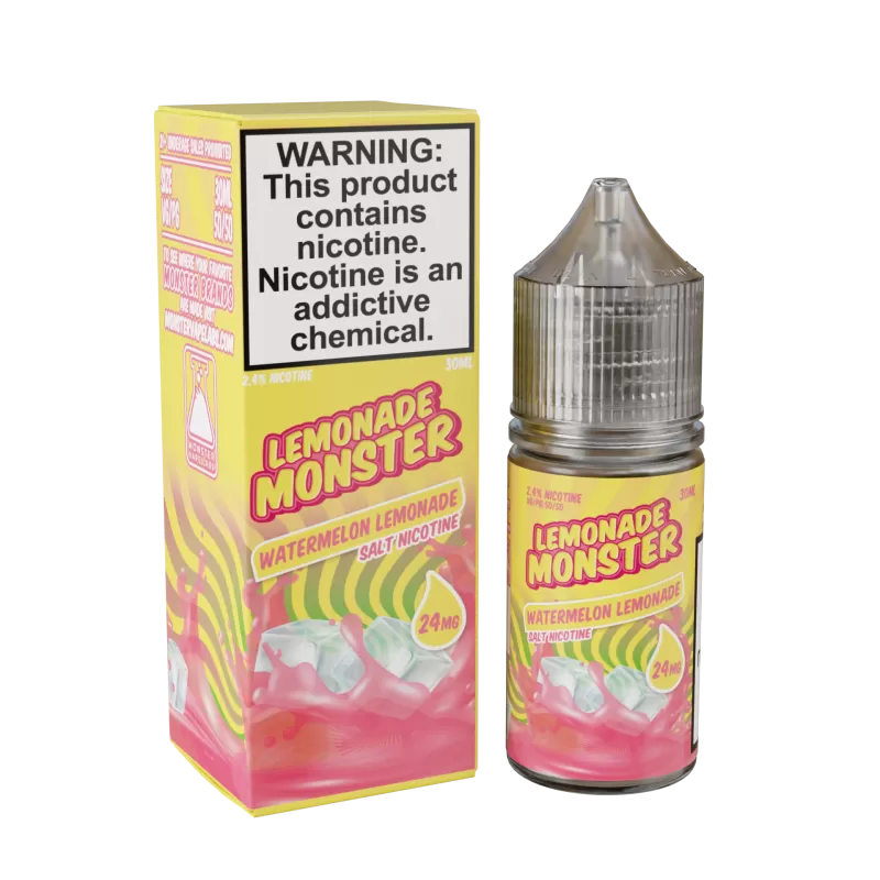 Lemonade Monster Salt - Watermelon Lemonade - 30ML E-Liquid - 48MG