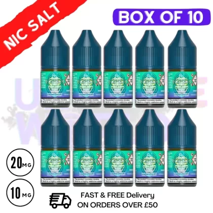 Blue Razz Cherry RandM Tornado 7000 Nic Salt BOX OF 10