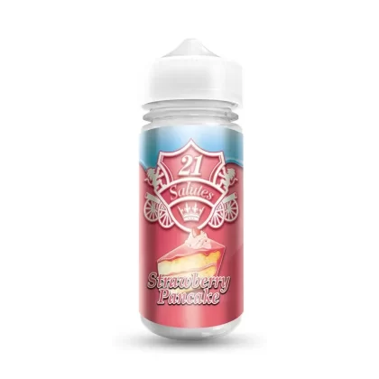 Strawberry Pancake 100ml Shortfill Eliquid by 21 Salutes