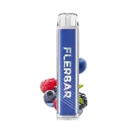 Flerbar – Blue Razz - 550 mAh; Nikotin-Benzoat, Neral (E386D1)