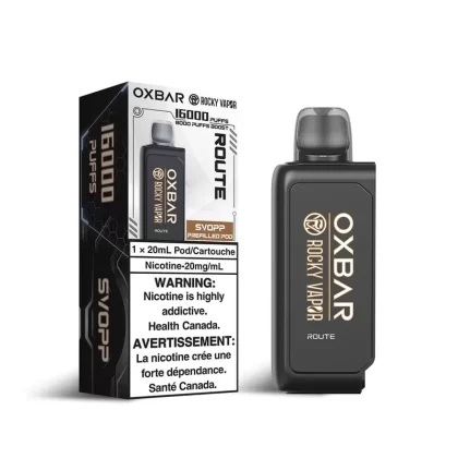 Svopp Rocky Vapor Oxbar Route Disposable Vape Pod