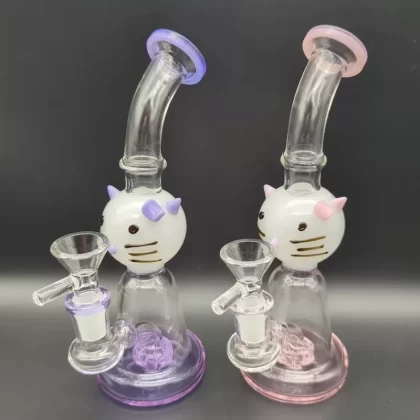 7″ Hey Kitten Water Pipe