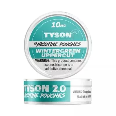 Wintergreen Uppercut Tyson 2.0 Nicotine Pouches - provape_eliquid_nicotine_qty#4mg>6mg>10mg