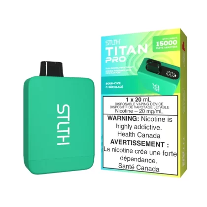 STLTH Titan Pro (15K) Sour-C Ice Disposable Vape