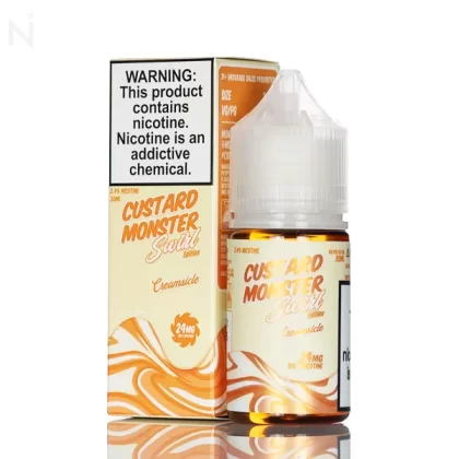Custard Monster Salt - Vapordna (641D4E)