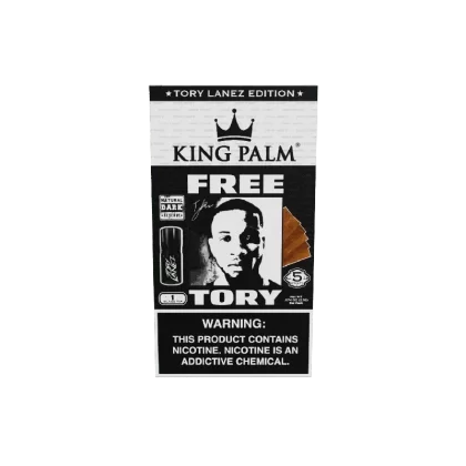 Tobacco Sheets w/Glass Tips – Tory Lanez Edition – Natural King Palm - quantity#40 Count>5 Count