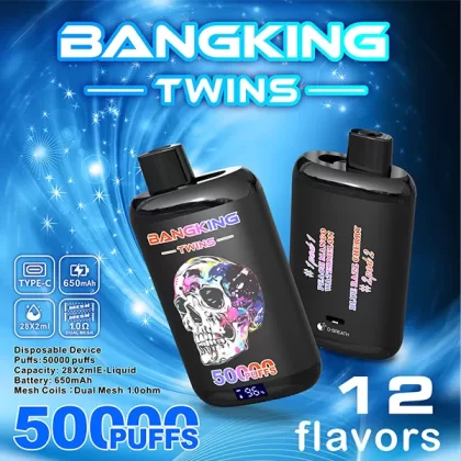 Bang King Twins 50K Dual-Flavor Disposable Vape - Vapeq10