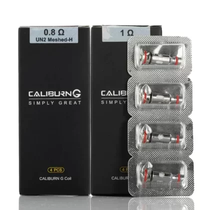 Uwell Caliburn G Replacement Vape Coils - Options#Caliburn G Coils - 0.8 Ohm - 4 Pack>Caliburn G Coils - 1.2 Ohm - 4 Pack