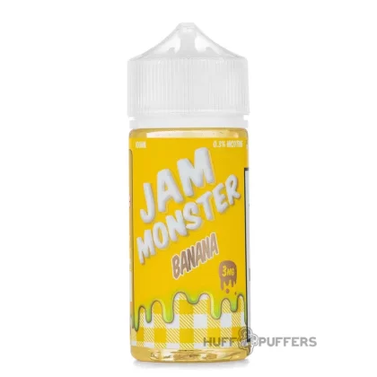 Jam Monster – Banana 100mL - Nicotine Strength#3mg>6mg
