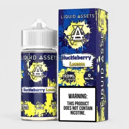 Huckleberry Lemon – Liquid Assets – 100mL VG: 70% Vape Juice
