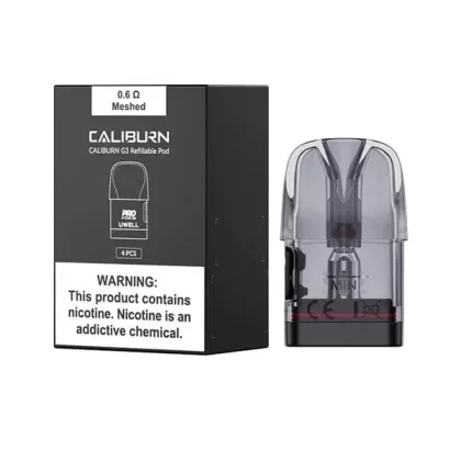Uwell Caliburn G3 Pods - 0.6 Ohm, 0.9 Ohm (4B430F)