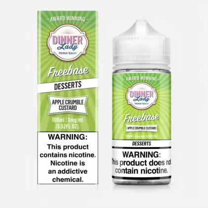 Dinner Lady Apple Crumble Custard 100mL 70VG Dessert Vape