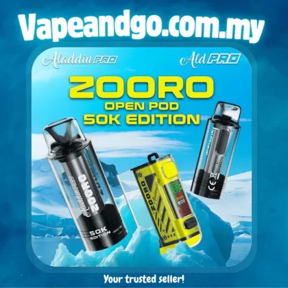 Aladdin Pro Zooro 50k Edition OS Device & Cartridge - Vapeandgo Com My