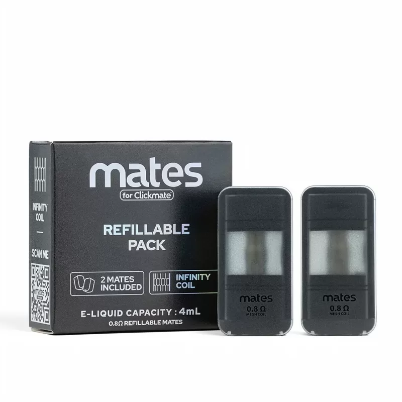Daze Mates Refillable Pods – Clickmate, Infinity Coil