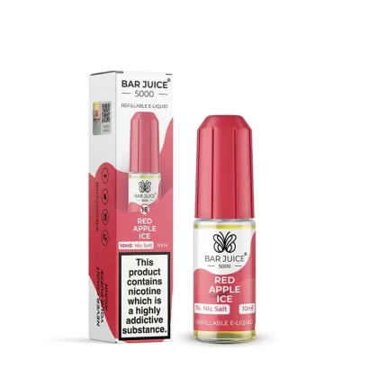 Bar Juice 5000 Red Apple Ice Nic Salt - Nicotine Strength#10mg>20mg
