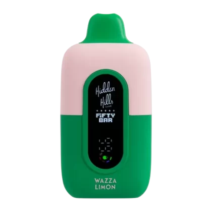 Wazza Limon Hidden Hills X Fifty Bar - Customer Group#Consumer~Nicotine#50mg~Size#Single>5 Pack