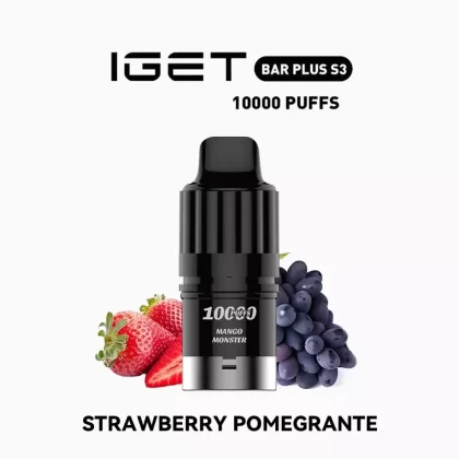IGET Bar Plus S3 Pod – Strawberry Pomegranate - Vape Store