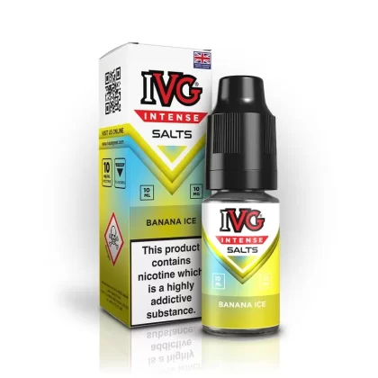 IVG Intense Nic Salt E Liquid Banana Ice - Nicotine strength#20mg>10mg (3FEC9F)