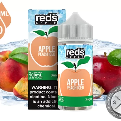 Peach Iced Reds Apple 7 Daze 100ml